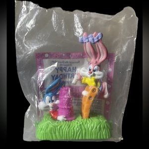 Vintage 1994 McDonalds Happy Birthday Train Happy Meal Tiny Toons #13 Toy Sealed